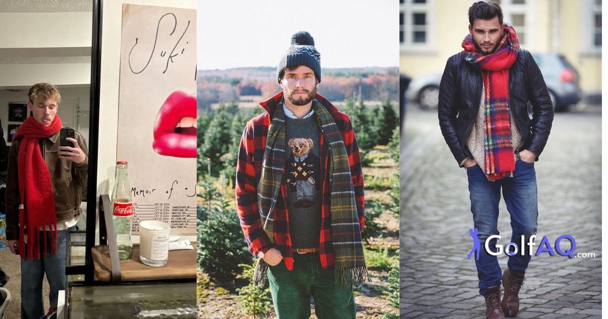 10 + Men’s Winter Coat and Scarf Outfit Christmas Style: Festive & Cozy Looks